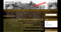 Desktop Screenshot of mazaleonrepresaliada.com
