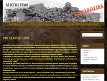 Tablet Screenshot of mazaleonrepresaliada.com